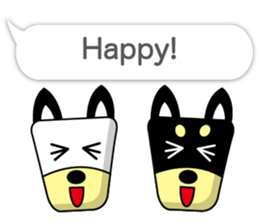 Trapezoidal Dog 8 ( English ) sticker #11440602