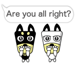 Trapezoidal Dog 8 ( English ) sticker #11440608