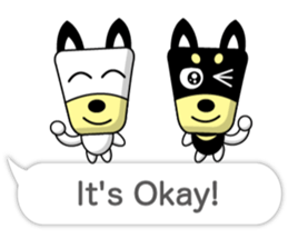 Trapezoidal Dog 8 ( English ) sticker #11440609