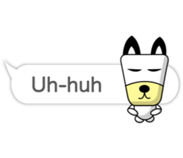 Trapezoidal Dog 8 ( English ) sticker #11440612