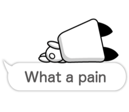 Trapezoidal Dog 8 ( English ) sticker #11440621