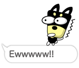 Trapezoidal Dog 8 ( English ) sticker #11440622