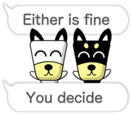 Trapezoidal Dog 8 ( English ) sticker #11440627