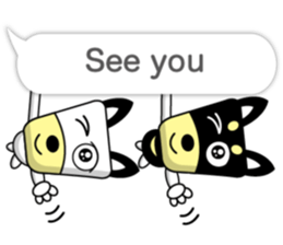 Trapezoidal Dog 8 ( English ) sticker #11440631