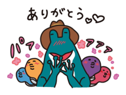 Bird and Squirrel,then partly Frog sticker #11440795