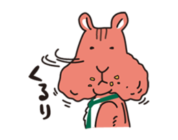 Bird and Squirrel,then partly Frog sticker #11440801