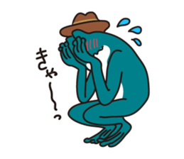 Bird and Squirrel,then partly Frog sticker #11440820