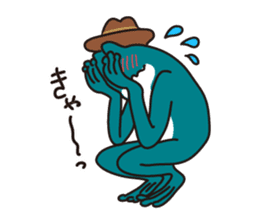 Bird and Squirrel,then partly Frog sticker #11440820