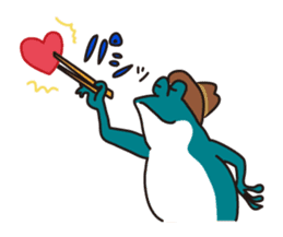 Bird and Squirrel,then partly Frog sticker #11440826