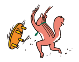 Bird and Squirrel,then partly Frog sticker #11440831