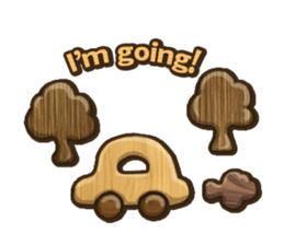 Wood Toy Sticker sticker #11440926