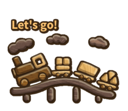 Wood Toy Sticker sticker #11440927