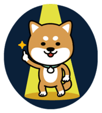 Messenger dog ! Mameshiba sticker #11441010