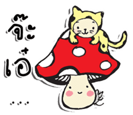 Polka-Dot Cats & Little Mice sticker #11442032