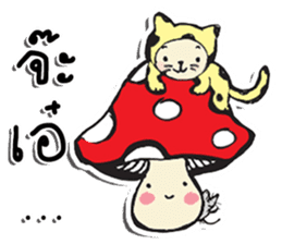 Polka-Dot Cats & Little Mice sticker #11442032