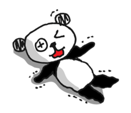 Jump up! Doodle Panda sticker #11442081