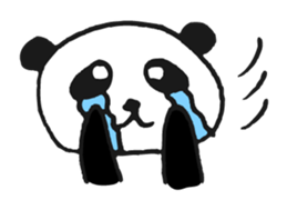 Jump up! Doodle Panda sticker #11442090
