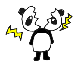 Jump up! Doodle Panda sticker #11442092