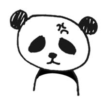 Jump up! Doodle Panda sticker #11442094