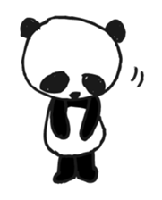 Jump up! Doodle Panda sticker #11442097