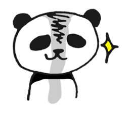Jump up! Doodle Panda sticker #11442111