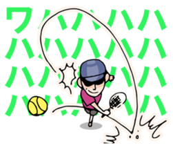 Enjoy TENNIS Sticker sticker #11442146