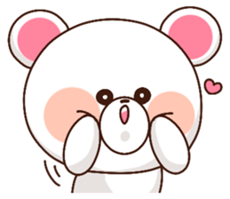 Let's send a love bear sticker #11442279