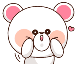 Let's send a love bear sticker #11442279