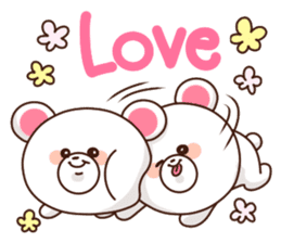 Let's send a love bear sticker #11442294