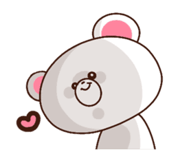 Let's send a love bear sticker #11442296