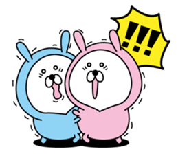 Tights rabbit2 sticker #11442353