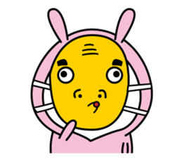 Tights rabbit2 sticker #11442385