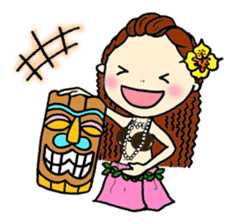 It is hula anytime!! sticker #11442803