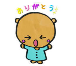 Daily life of the cute bear sticker #11442838
