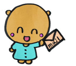 Daily life of the cute bear sticker #11442840