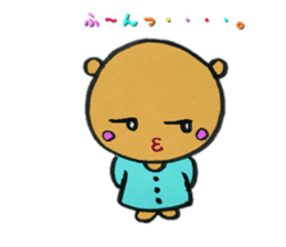 Daily life of the cute bear sticker #11442847