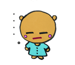 Daily life of the cute bear sticker #11442848