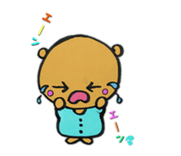 Daily life of the cute bear sticker #11442851