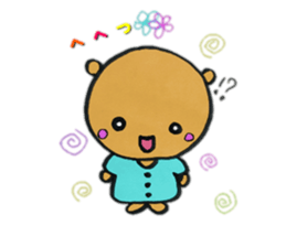 Daily life of the cute bear sticker #11442852