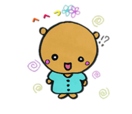 Daily life of the cute bear sticker #11442852