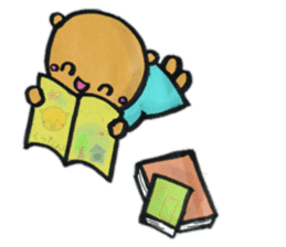 Daily life of the cute bear sticker #11442857