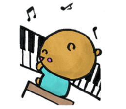 Daily life of the cute bear sticker #11442858