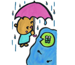 Daily life of the cute bear sticker #11442870