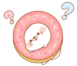 Stinging tongue seal pastel sticker #11443213