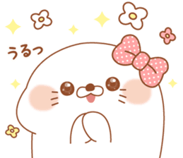 Stinging tongue seal pastel sticker #11443223