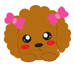 Love Toy poodle sticker #11443482