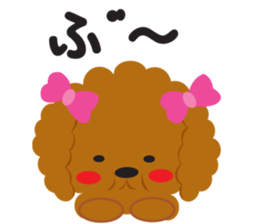 Love Toy poodle sticker #11443485