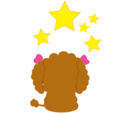 Love Toy poodle sticker #11443490
