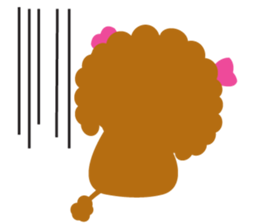 Love Toy poodle sticker #11443494