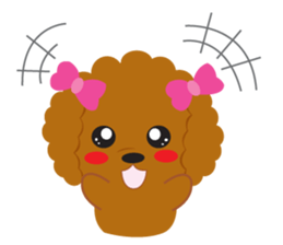 Love Toy poodle sticker #11443495